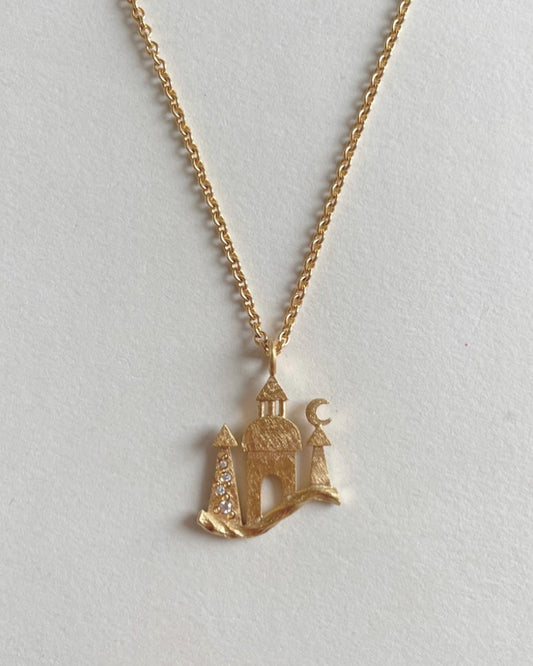 Diamond City Silhouette no. 2 Pendant